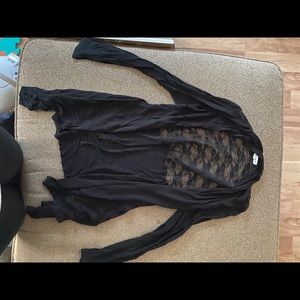 Black cardigan
